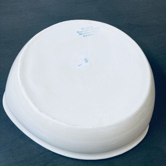 Texas Bluebonnets Marshall Pottery Heart Shaped Bowl Dish - Picture 5 of 6